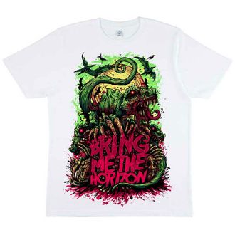 Bring Me The Horizon T Shirt Dinosaur Band Logo Official Mens White XL