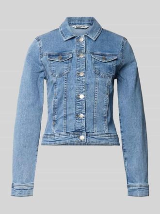 Only Regular Fit Jeansjacke aus Baumwoll-Mix Modell WONDER in Jeansblau, Gr&ouml;&szlig;e XL
