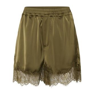 Gestuz Mujer, Pantalones cortos, Verde, Talla: S