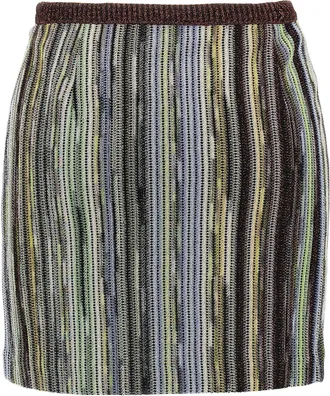 Missoni Womens Multicolor Viscose Long Skirt