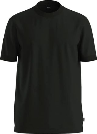 BOSS T-shirt met ronde hals - Zwart