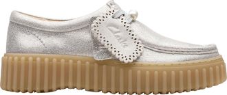 Clarks Unisex Torhill Bee Trainers, silver, 7.5 UK