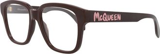 Alexander McQueen Alexander Mcqueen Womens Am0333o 52Mm Optical Frames