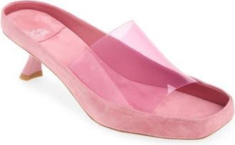 Jeffrey Campbell Muon Kitten Heel Sandal in Pink Combo at Nordstrom, Size 8.5