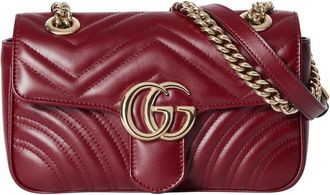 Gucci (WMNS) Gucci GG Marmont Mini Shoulder Bag Rosso Ancora 446744-AADPJ-6207