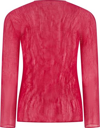 Issey Miyake Womens Fuchsia Polyester Shirt