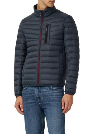 s.Oliver Outdoorjacke S.OLIVER, Damen, Gr. 3XL, blau (navy), Steppware, Obermaterial: 100% Polyester, unifarben, regular fit taillenbedeckt, elastischer Bund, 