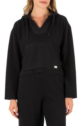 Hurley Positano Rib Hoodie in Black at Nordstrom, Size X-Small