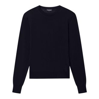 Emporio Armani Heren, Truien, Blauw, Maat: L Wol