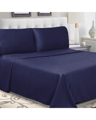 Superior Solid 300 Thread Count Cotton Percale Deep Pocket Sheet Set