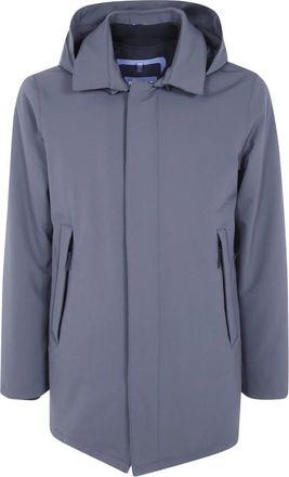 People of Shibuya Hachiko Shirt Neck Hoodie Long Full-Zip Sport Jacket - Heren - Zomerjassen - Grijs - 2XL - Jassen