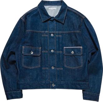 Sophnet. Giacca denim con bottoni - Blu