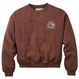 Passenger Lost Patch Relaxed Fit Sweatshirt Pullover f&uuml;r Damen | braun
