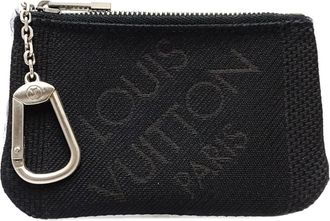 Louis Vuitton Damier Geant Noir Leather Coin Purse/Coin Case (Pre-Owned)