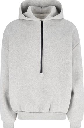 Fear of God Hooded Zip Sweatshirt - Grey