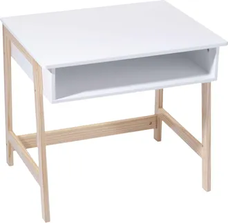 Atmosphera Atmosphera - Escritorio Infantil Simple Y Pr&aacute;ctico Color Blanco - 58 X 46,3 X 52cm - Blanco