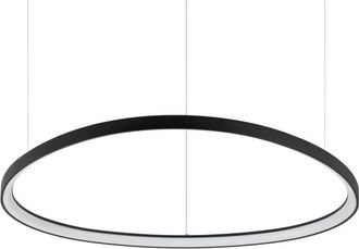 Ideal Lux Ideal Lux Gemini L&aacute;mpara De Techo Colgante Led Integrada 105cm Negra, 3000k