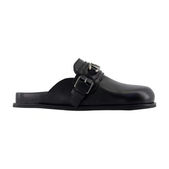 Zadig&Voltaire Angie Slides - Dames - Slip ons - Zwart - 37 EU - Leer - Schoenen