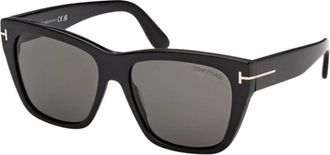 Tom Ford Flynn-02 Zonnebril - Dames - Zonnebrillen - Zwart - 55 MM - Accessoires