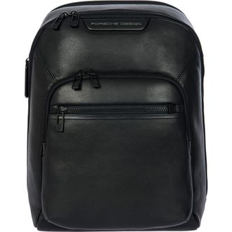 Porsche Design Roadster Leather EVO Backpack S in Black at Nordstrom, Size Small