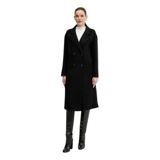 Gaud&igrave; Dames, Mantels, Zwart, Maat: M Wol