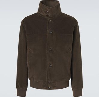 Loro Piana Chaqueta bomber Merremma de pana de algod&oacute;n