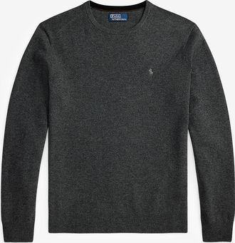 Polo Ralph Lauren Feinstrick-Wollpullover mit Rundhals Pony
