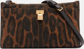 Tom Ford Borsa a tracolla Padlock in suede