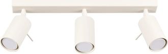 Wonderlamp L&aacute;mpara de techo beige 3 focos estilo industrial ajustable