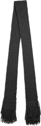 Etro Sciarpa in lana con frange - Grigio