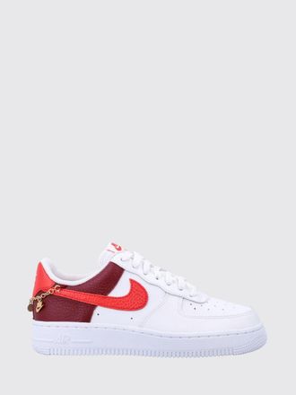 Nike Sneakers Air Force 1 07 in pelle a grana con charm e logo ricamato