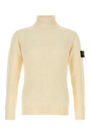 Stone Island Ivory wool sweater