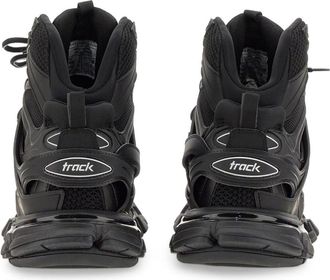 Balenciaga Womens Track Hike Sneaker Black Mesh Rubber