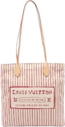 Louis Vuitton Pre-owned Carry It Tote Bag - Dames - Vintage Shopper - Beige - ONE Size - Leer - Vintage