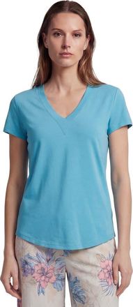 Lords of Harlech Womens V-neck Top in Teal at Nordstrom, Size Xx-Large