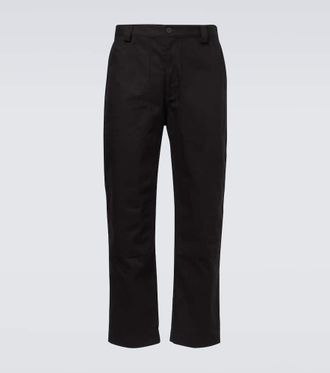 STUDIO NICHOLSON x Aaron Levine pantalones rectos Denver de algod&oacute;n