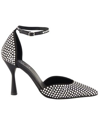 AGL Dea Black & Light Leather Pump