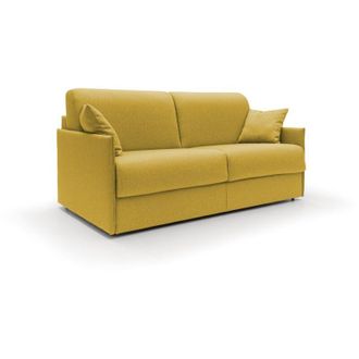Divani.Store Divani.store - Evans Sof&aacute; Cama Convertible En Tela Impermeable 149 Cm (mat. 120x197) Amarillo