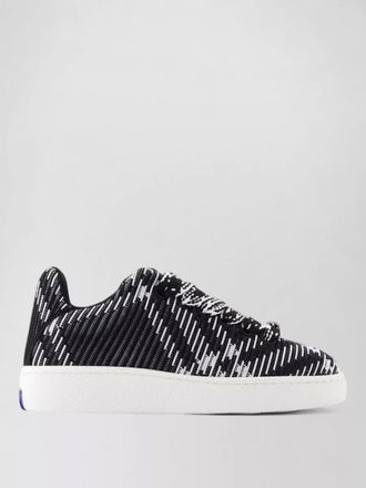 Burberry lf box knit sneakers synthetic calfskin