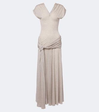 J.W.Anderson Draped jersey maxi dress