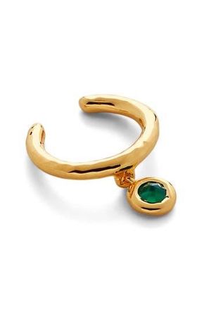 Monica Vinader Mini Gem Ear Cuff in 18Ct Gold Vermeil On Silver at Nordstrom Rack