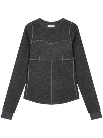 TOMBOY layered t-shirt - Grey