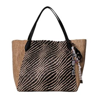 Custo Barcelona Tote Bag - Dames - Tassen - Veelkleurig - Maat: ONE Size Leer