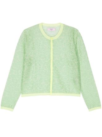 Martine Rose Vest met bloemen-jacquard - Groen
