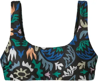 Patagonia Womens Wave For It Swimsuit Top Black XL