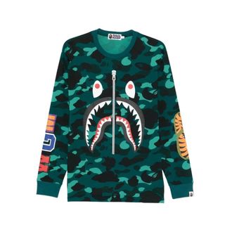 A Bathing Ape Sweatshirts, male, Green, Size: 2XL Sweatshirt