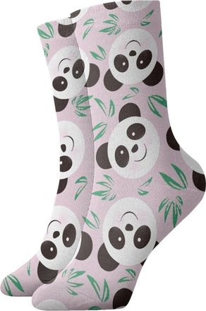 AOOEDM Cartoon Panda Socks Soft Running Hiking Work Sock Comfort Breathable Casual Sox for Men Women