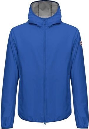 Colmar Softshell Jas met Capuchon - Heren - Windbreakers - Blauw - XL - Polyester - Fitness