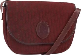 Dior Pre-owned Cross Body Bags, female, Red, Size: ONE SIZE Pre-owned Vintage Shoulder Bag