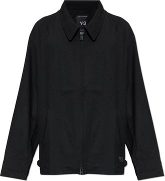 Yohji Yamamoto Wool Tailored Blouson - Heren - Zomerjassen - Zwart - XL - Wol - Jassen